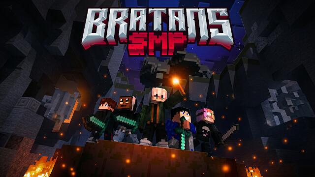 Discovery splash banner for BRATANS SMP Discord server