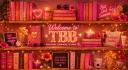 Discovery splash banner for The Baddies Bookshelf Discord server