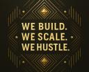 Discovery splash banner for Hustle Core Discord server