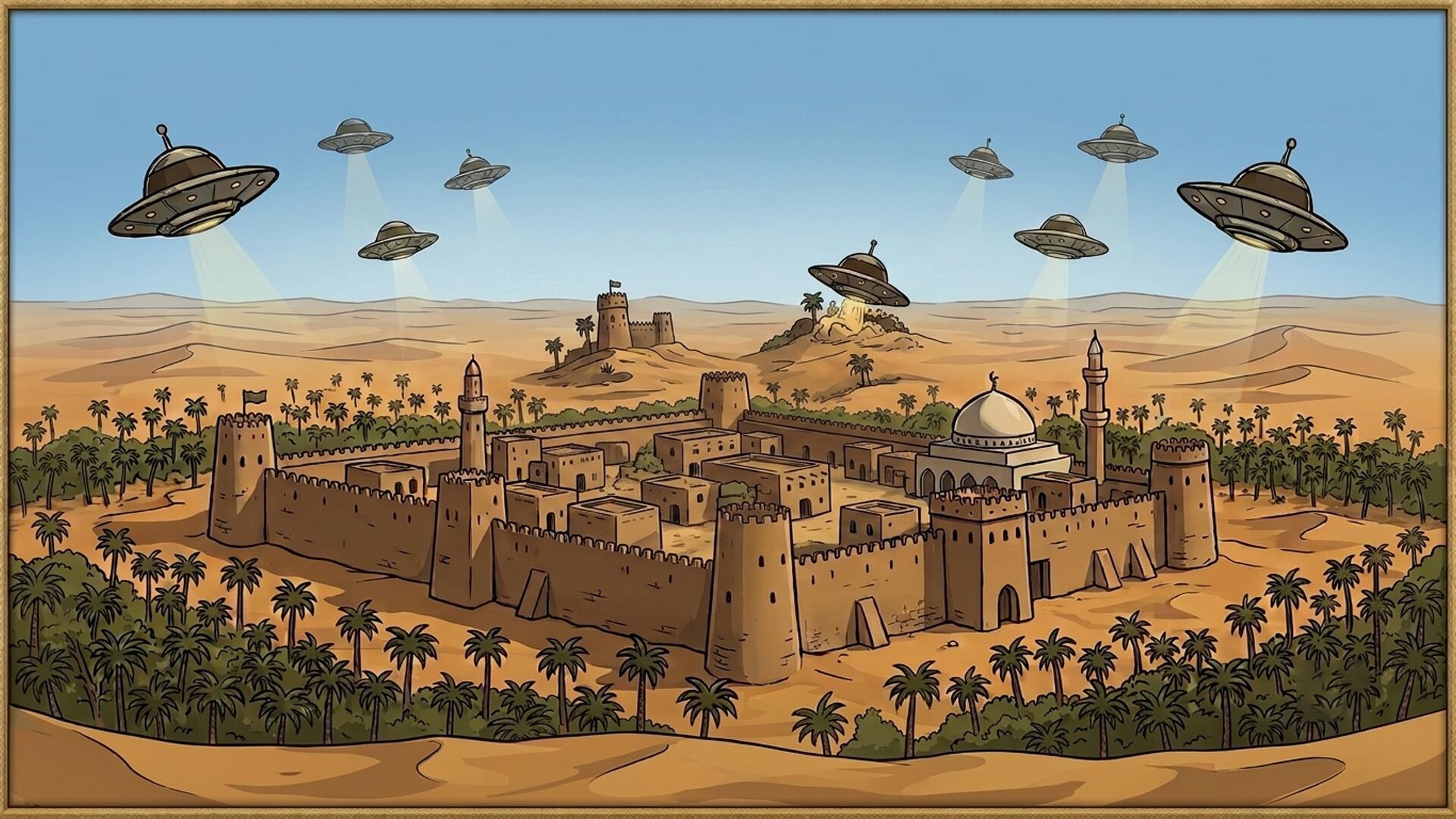 Discovery splash banner for تجمع الكائنات الفضائية العربية - The Arab Area 51 Discord server