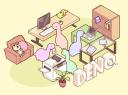 Discovery splash banner for Discordeno - It's time to ditch Eris and Discord.JS Discord server