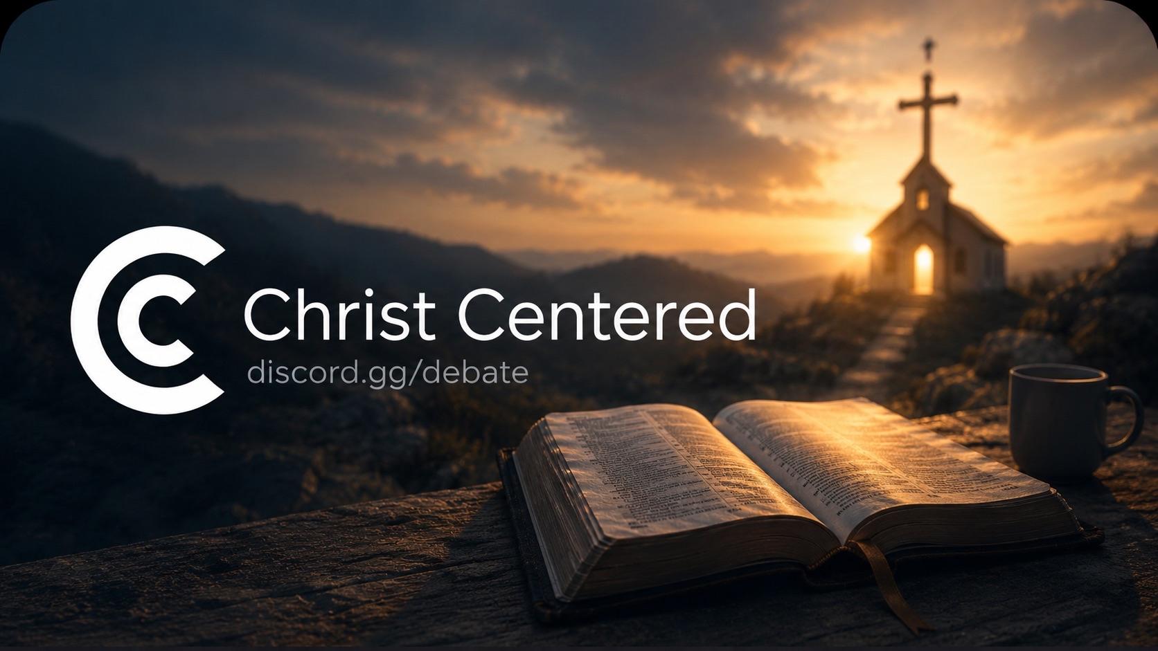 Discovery splash banner for Christ Centered | Christianity Discord server