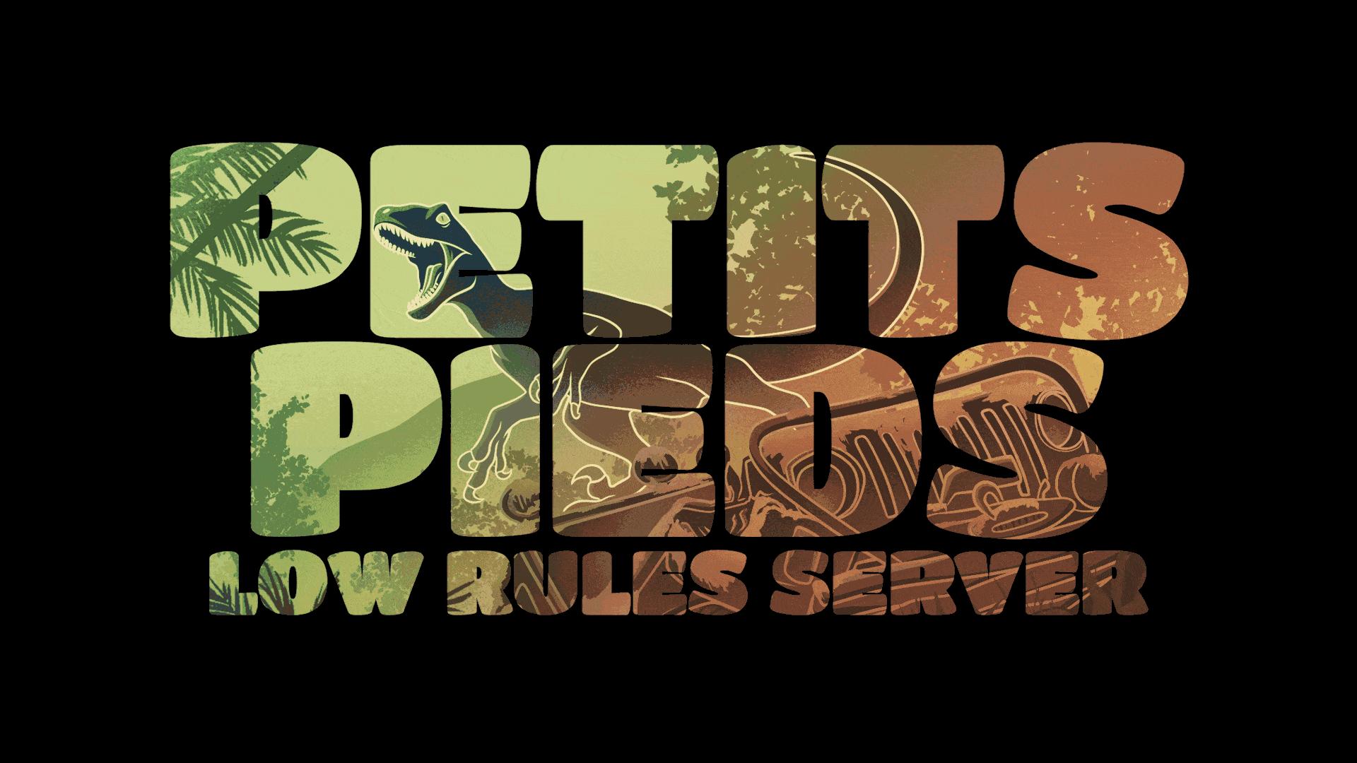 Discovery splash banner for Petits Pieds - The best The Isle community out there and Poutine Italienne's community! Discord server
